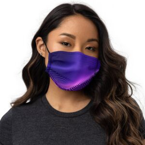 Purple and pink Premium face mask