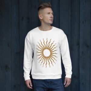Two logos – bird – Sun – Unisex Sweatshirt