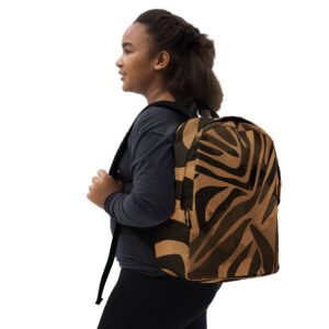 Brown Minimalist Backpack