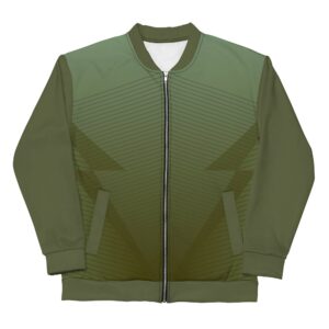 Green Sport Unisex Bomber Jacket